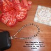 Hidden Hollow Beads Cell phone charm Wrist strap tether tab