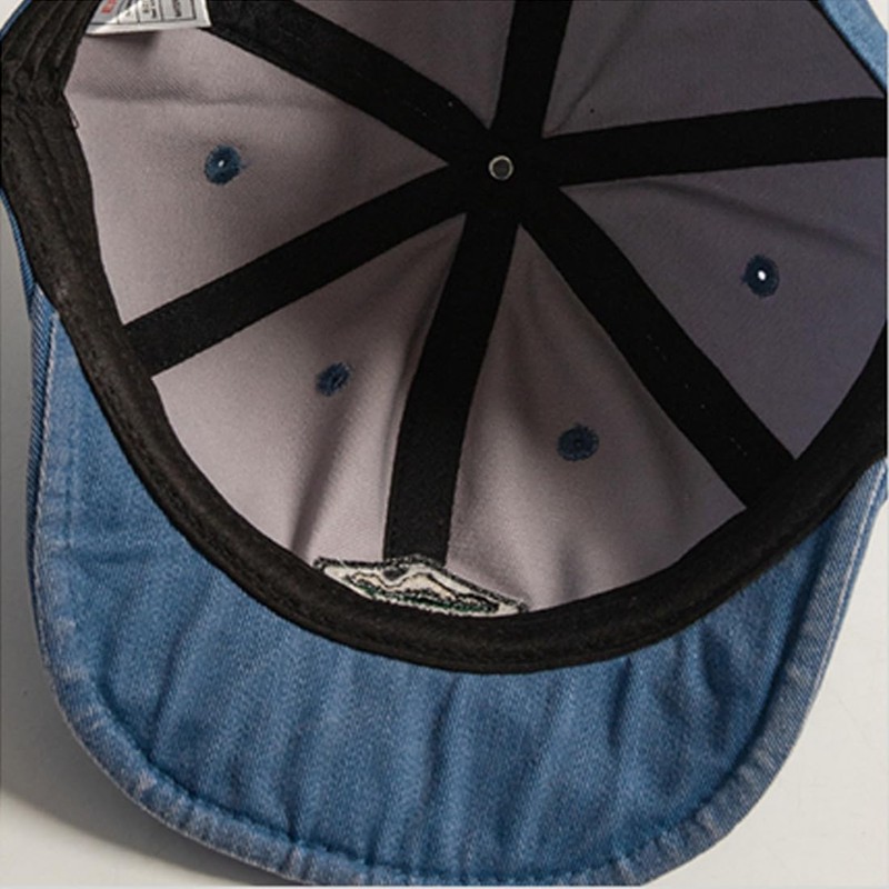 Laquest Men's Short Brim Cap, Umpire Cap, Washed, Short Brim,