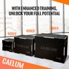 CAELUM 3-in-1 Wooden Plyo Box – 400lbs Heavy-Duty Jump Box