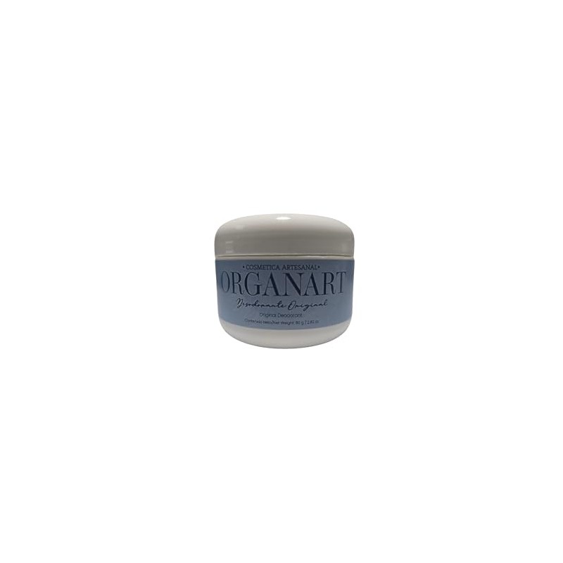 Organart Desodorante Natural en Crema, 75g, con Tepezcohuite y Manteca