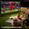 Solarsea 150/120-Inch Foldable Portable Projector Screen,Thicker 16:9 Indoor/Outdoor Movie Screen，Projector