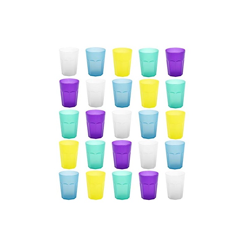 ENGELLAND 25 x Plastic Cups Drinking Cups Party Cups Plastic