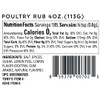 Oakland Dust Poultry Rub 4 oz (113g) Shaker Bottle