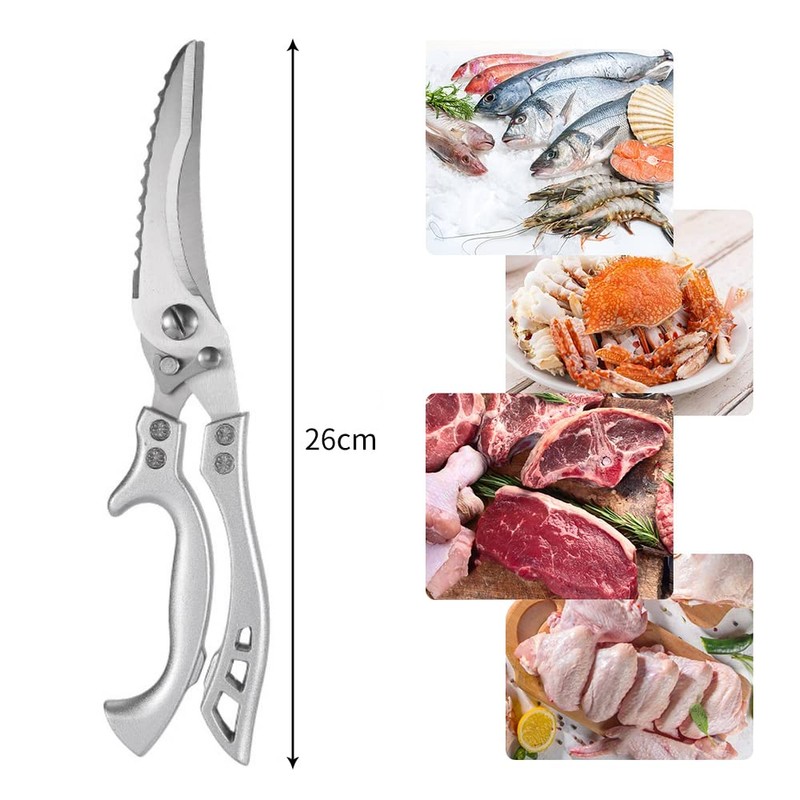 Kitchen Scissors Cooking Scissors Multi-functional Rust Resistant Cooking Scissors Stainless