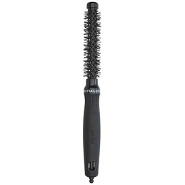 Olivia Garden Expert Blowout Shine – Schwarz - 15 - Runde, antistatische Keramikbürste für glänzende und frizzfreie Blowouts