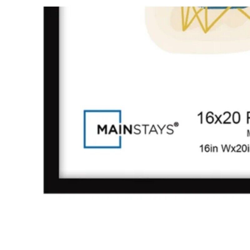 Mainstays 16x20 Basic Black Poster Frame