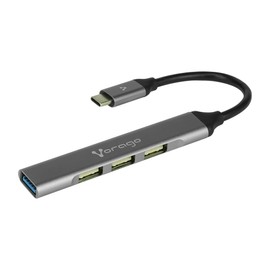 Vorago Hub Concentrador HU-200 4 Puertos USB Slim Tipo C
