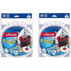 2 STÜCKE Vileda EasyWring & Clean Wischmop Ersatzbezug mit Microfaser Easy Wring