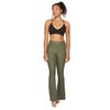 Colosseum Active Women's Rosemary Flared Legging with Pockets (Dark Olive,