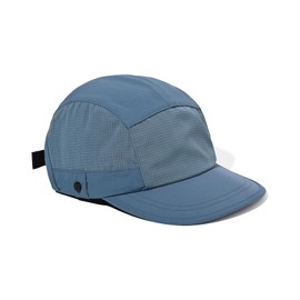 Clape Snapback 5 Panel Hat for Men Flat Bill Funny Trucker Hats Running (Blue)