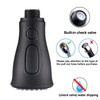 DEOKXZ Kitchen Sink Pull Down Faucet Spout Replacement Black, 3