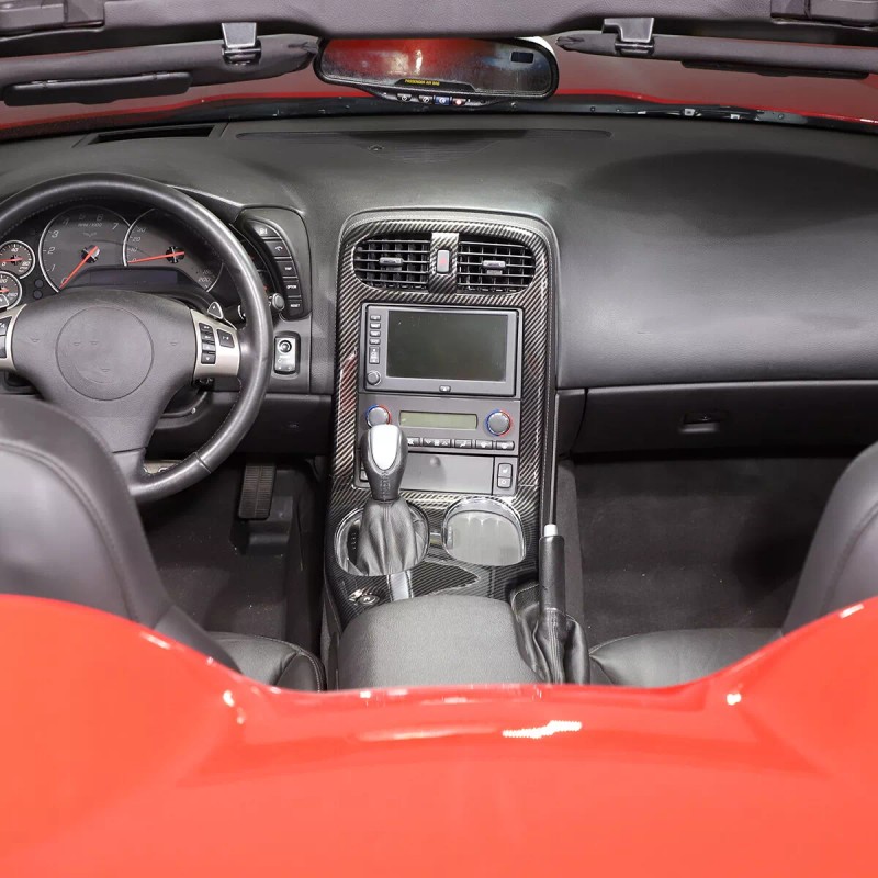 Unbranded ABS Carbon Fiber Interior Center Console Trim Cover For