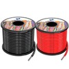 14 awg Silicone Electrical Wire Cable 66ft [Black 33ft Red