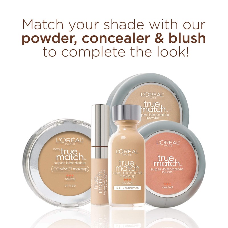 L'Oreal Paris Makeup True Match Super-Blendable Liquid Foundation, Nude Beige