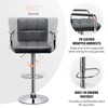 Huracan Swivel Counter Height Stool Set of 2 Grey Bar