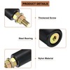 sourcing map 4Pcs 1.18" x 1.57" (WxH) Slide Gate Guide