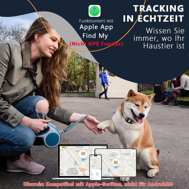 Dog Tracker, Dog Tracker with Collar Holder, Intelligent Animal Tracker,
