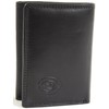 Men's Soft Leather Tri-Fold Wallet (Black)