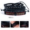 Veraly Pulsera Cuero Boho Vintage Multicapa Caballero Variedad