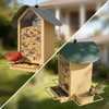 FlowaFoli Metal Bird Feeders for Outdoors | Both Sides Removable