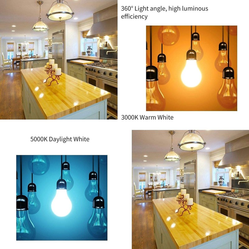Adzok E17 Led Bulb 8W dimmable AC110v 120v E17 led