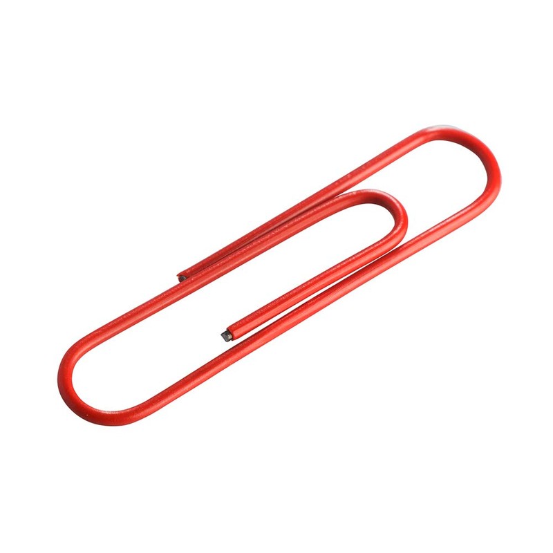 JAM PAPER Colorful Jumbo Paper Clips - Large 2 Inch