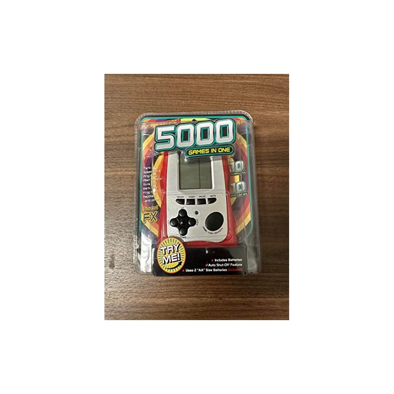Pocket Arcade Handheld 5000 Games in 1 - Red Retro