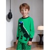 Tshyfiper Toddler Boy Pajamas Kids Dinosaur Pjs Set Boys 2pcs