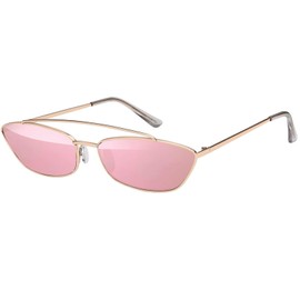 BEZLIT Women's Sunglasses Round Glass Designer, pink