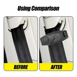 3PCS Car Seat Belt Clips Adjuster,Car Seat Clip Anti Escape,C/ar S/eat Strap,C/ar S/eat Safety C/lip,Se/at Belt Buckle,B/elt Retainer,Safety Universal Replacement,Se/at B/elt Positioner,Black