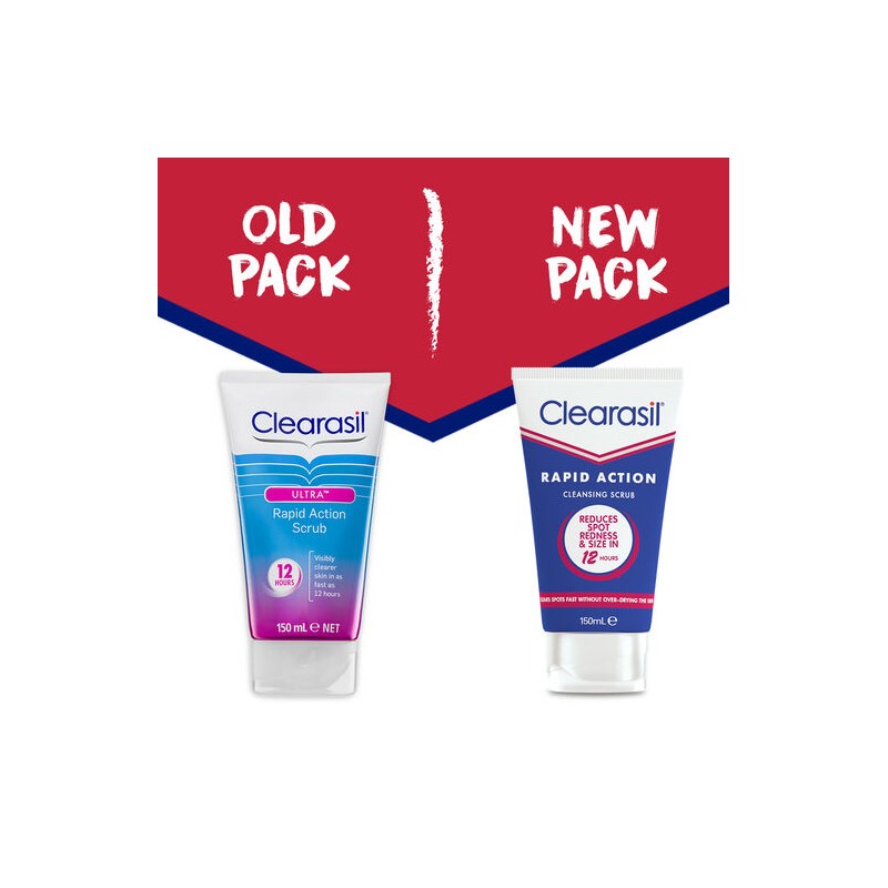 Clearasil Ultra Rapid Action Cleansing Face Scrub 150ml