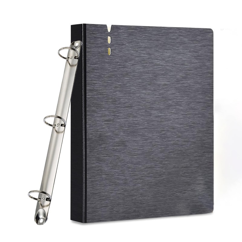 8 Pack Letter Size Ring Binder Mechanism, Metal 3 Ring