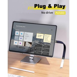 WITRN Short USB C Extension Cable 40Gbps, USB Type C Male to Female Extension Cable PD 100W, USB C Extender Cable Short Support 8K Video and Data Sync for Thunderbolt, Tablet, Phone, 5Inch