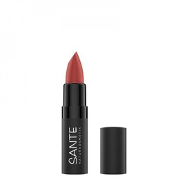 SANTE Naturkosmetik Matte Lipstick 03 Blissful Terra, Lipstick, Matte Effect, with Organic Cocoa Butter, Intensive Colour Pigmentation, 4.5 g