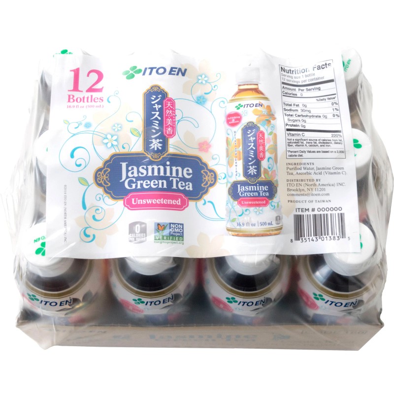 ivanky Ito En Jasmine Green Tea, Unsweetened, 16.9 Fl Oz,