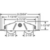PGT Tandem Roller Assembly for Sliding Glass Doors | Replacement
