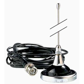 Hustler UGM Magmount antenna, 2m-70cm, 10' mini-coax, BNC Connector