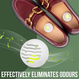 Sulpo Schuh Deo – Geruchsneutralisierende Schuhkugeln für Männer & Frauen, Schuhdeo gegen Geruch und Schweiß für alle Schuhe - 6 Stück.
