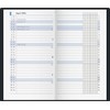 BRUNNEN Pocket Calendar Model 753 2026 | A6, Cardboard, Black
