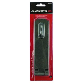 Blackspur - Heavy-Duty Carbon Steel Safety Hasp & Staple - 178mm - Black
