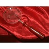 magnifying glass with dark hardwood handle (23574)