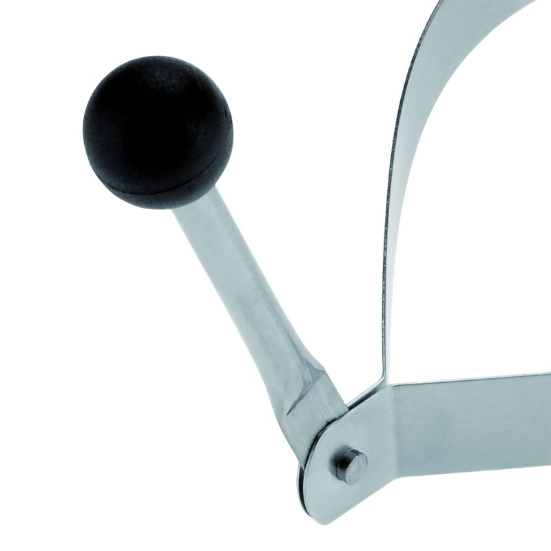 Westmark 2 Speiseformer in Herz-Form, mit Griff, Rostfreier Edelstahl/Kunststoff, Herz,