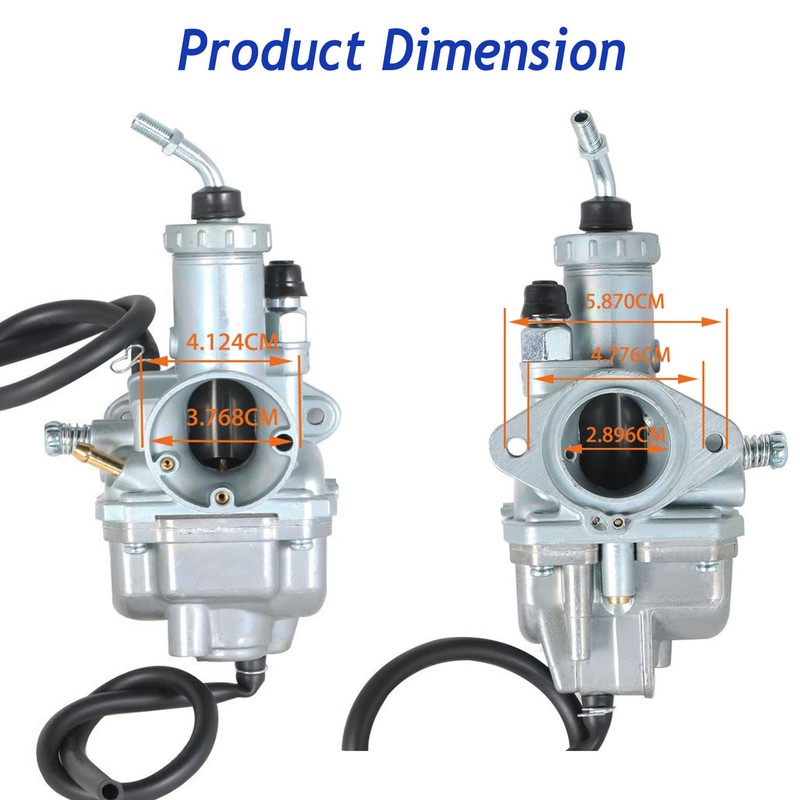 Silscvtt Carb Carburetor With Throttle Cable Replacement for Yamaha Breeze