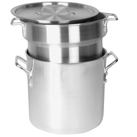 Excellante 8 Quart Aluminum Heavy Gauge Double Boiler Satin Finish