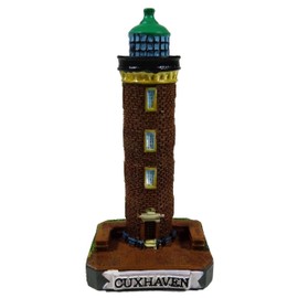 Generisch Cuxhaven Lighthouse 10 x 5 x 4 cm Maritime North Sea Hightower Lake Figurine Decoration GCG 6200831