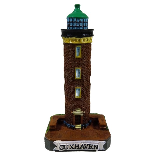 Generisch Cuxhaven Lighthouse 10 x 5 x 4 cm Maritime