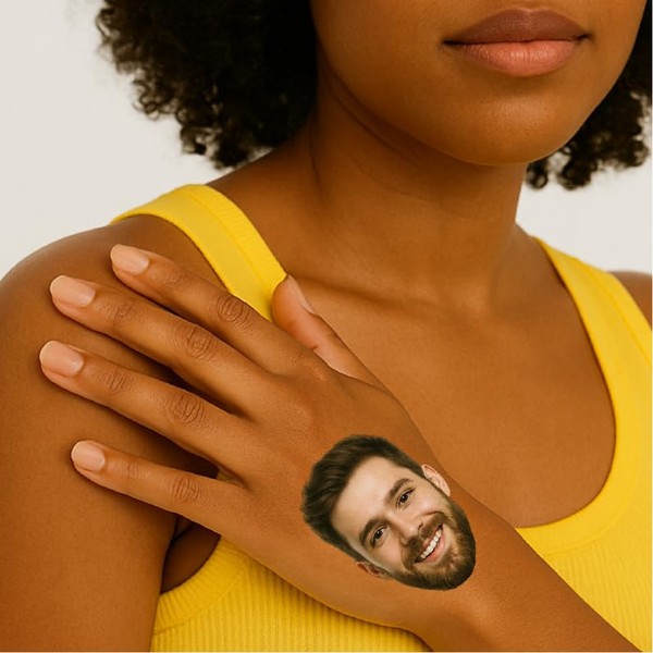 Custom Temporary Tattoos - Face Tattoos from Your Picture -