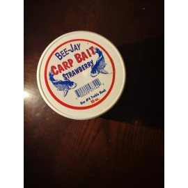 Bee-Jay Ready Made Carp Fishing 10 Oz. Strawberry  Flavored-Brand New-SHIP 24HRS