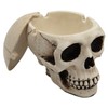 Skeleton Skull Box Ashtray | Gothic Creepy Room Decor with