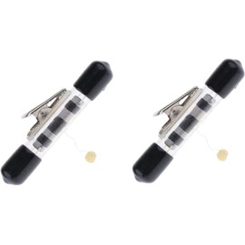 Sluswallow 2Pcs Black 120cm Invisible Thread Retractor, Mini/Small ITR Reel Magic Tricks Accessories Stage Street Floating Prop for Magician Magic Kits and Accessories, Novelty and Gag Toys